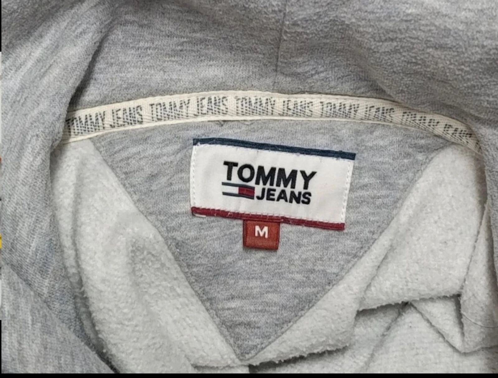 Grijze hoodie van Tommy Jeans maat M – photo 4